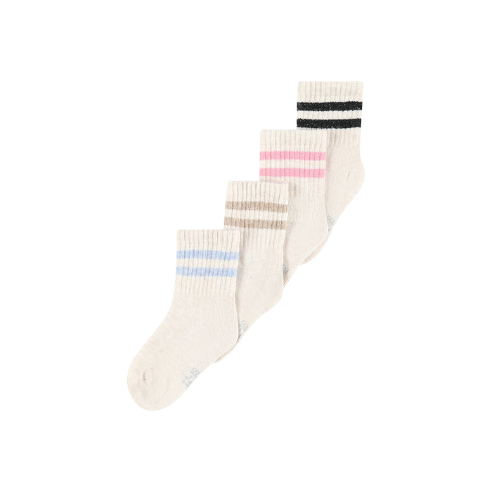 גרביים ריב פס שחור