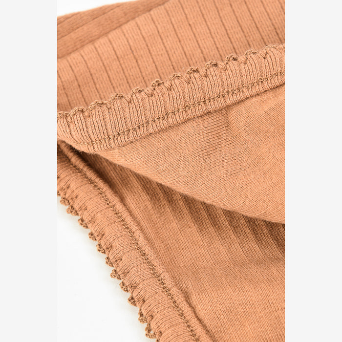 כובע ריב קשירה - חום