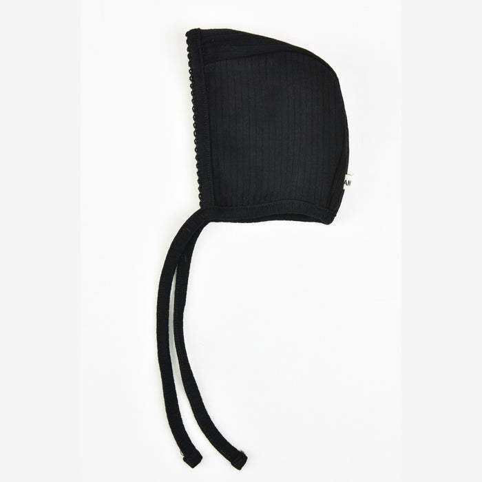 כובע ריב קשירה - שחור