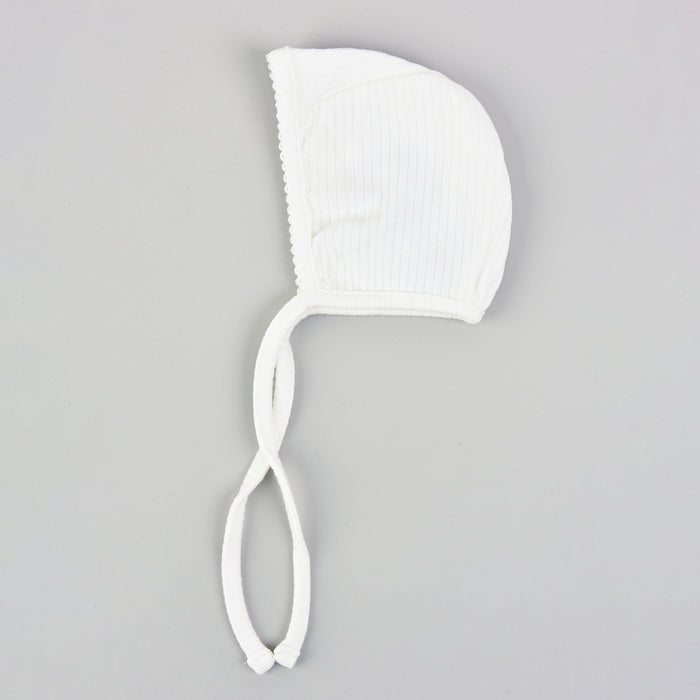 כובע ריב קשירה - שמנת