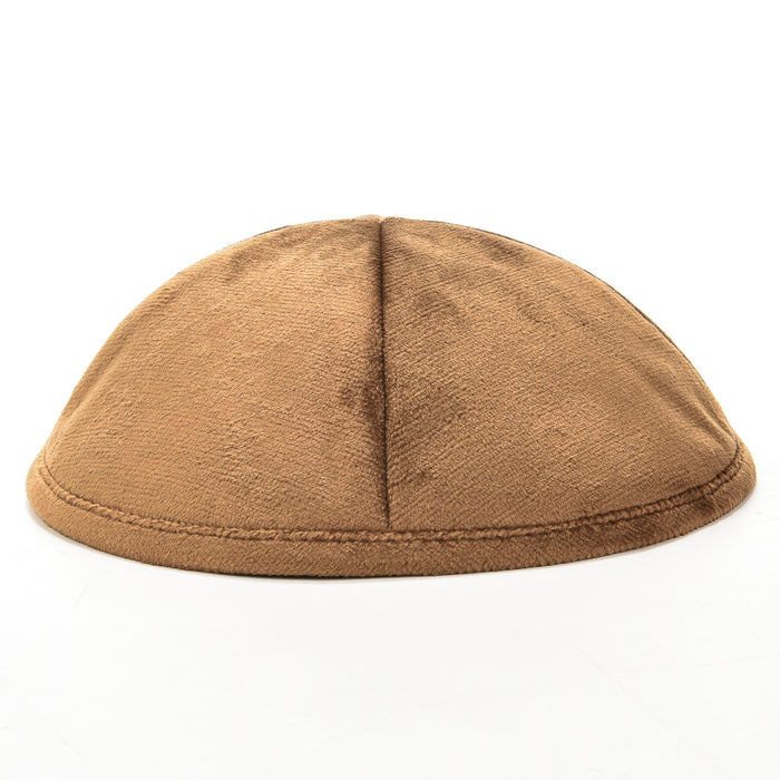 כיפה קטיפה רכה - קאמל