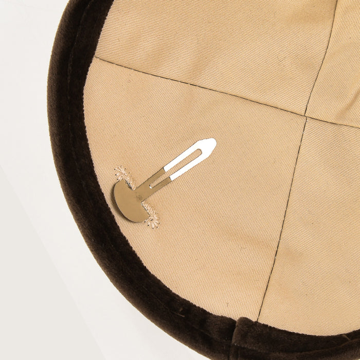 כיפה קטיפה רכה - קאמל