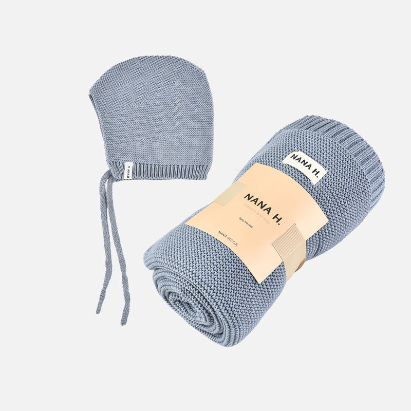 מארז לבייבי סרוג - ג'ינס