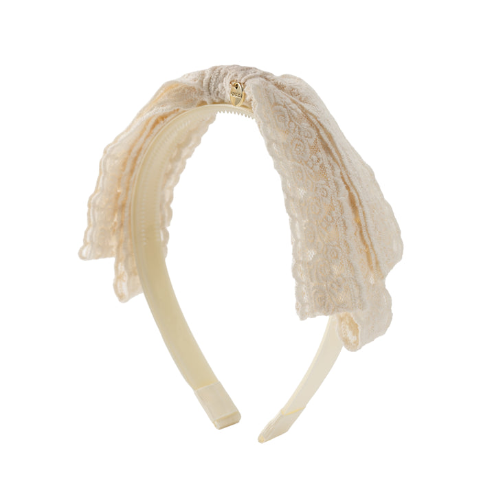 'קשת פפיון תחרה בלרינה - בז