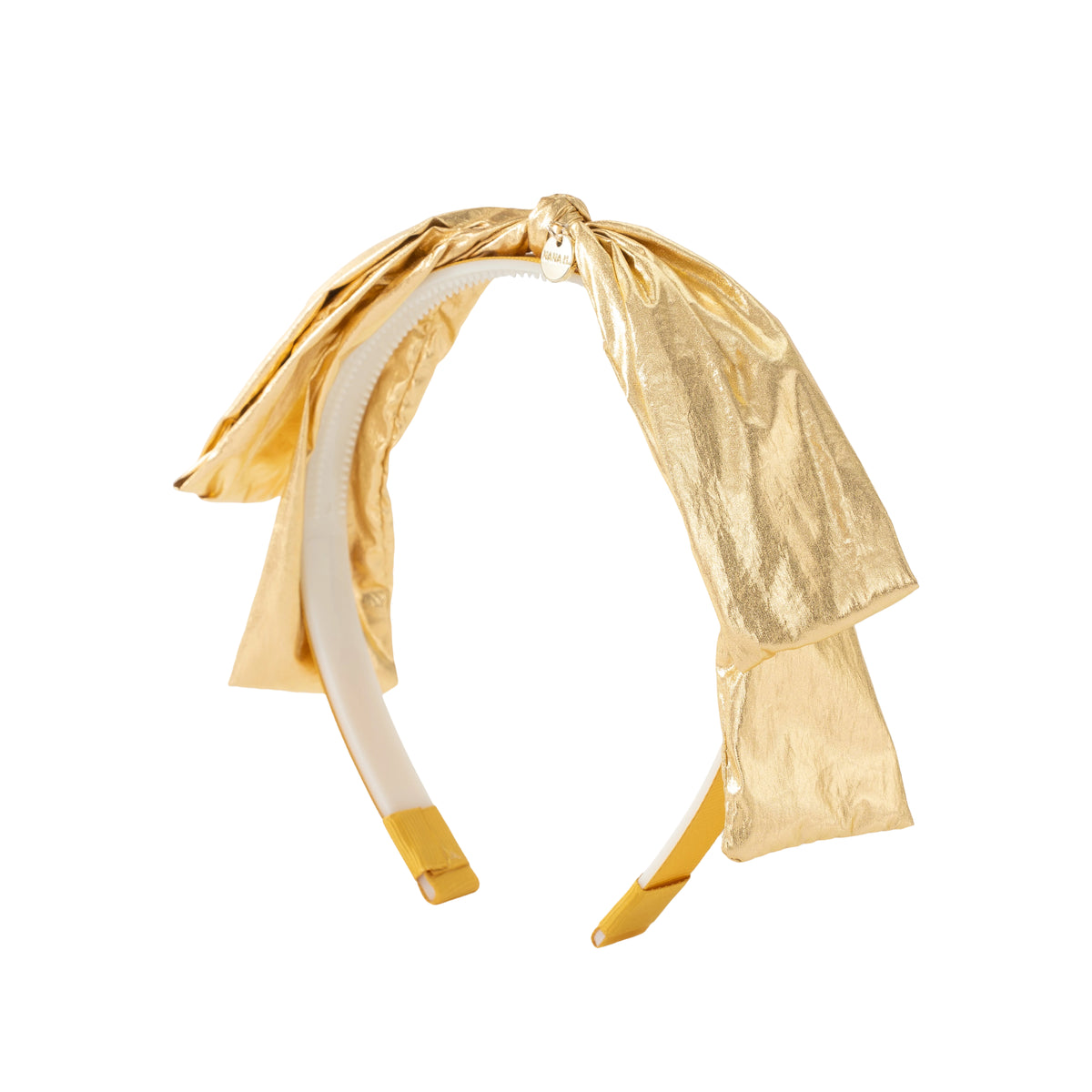 קשת פפיון מטאלי - זהב