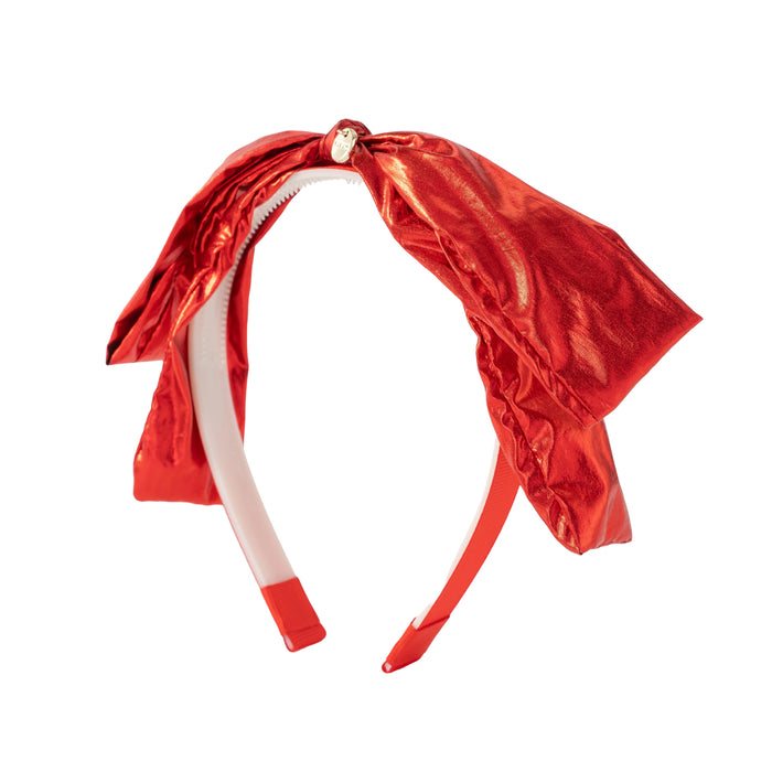 קשת פפיון מטאלי - אדום