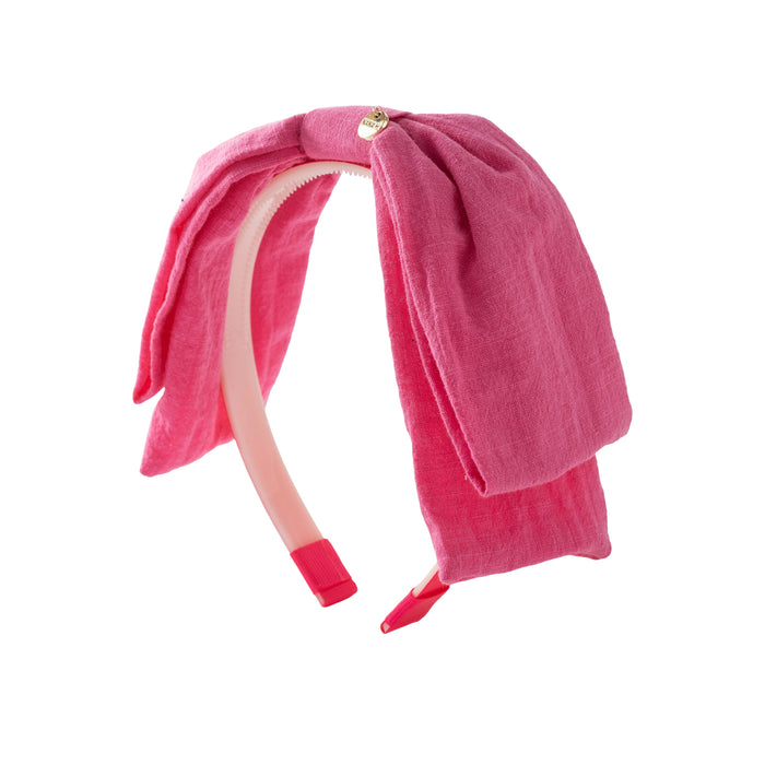 קשת פפיון פשתן - ורוד פוקסיה