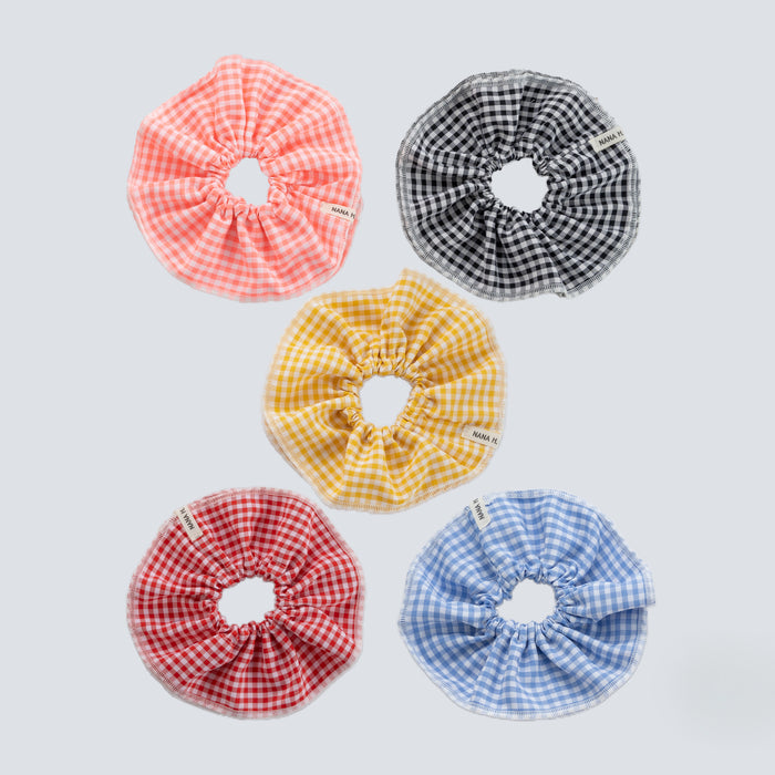 זוג גומיות סקראנצ משובץ