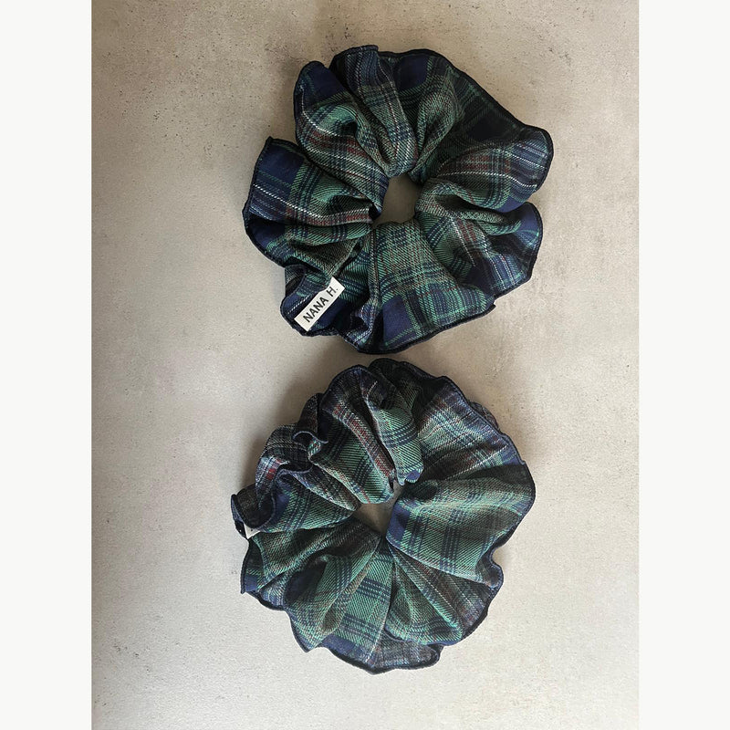 זוג גומיות סקראנצ' ענקיות  - כחול