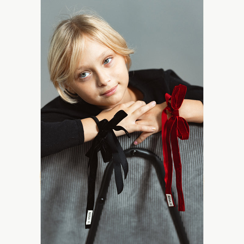 גומיית פפיון דאבל קטיפה