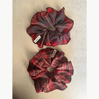 זוג גומיות סקראנצ' ענקיות  - אדום