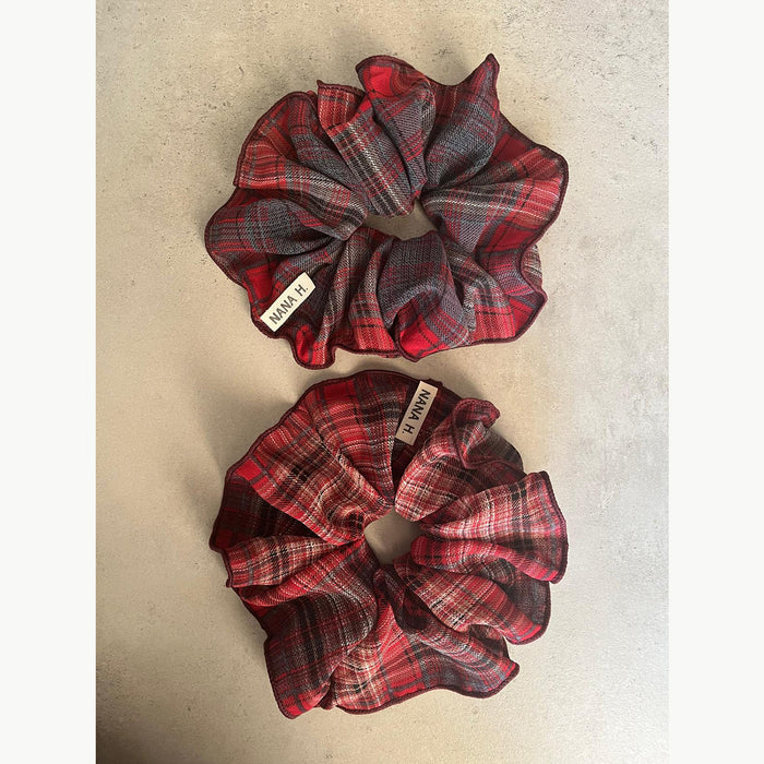 זוג גומיות סקראנצ' ענקיות  - אדום