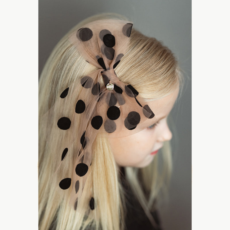 פפיון טול עיגולי קטיפה