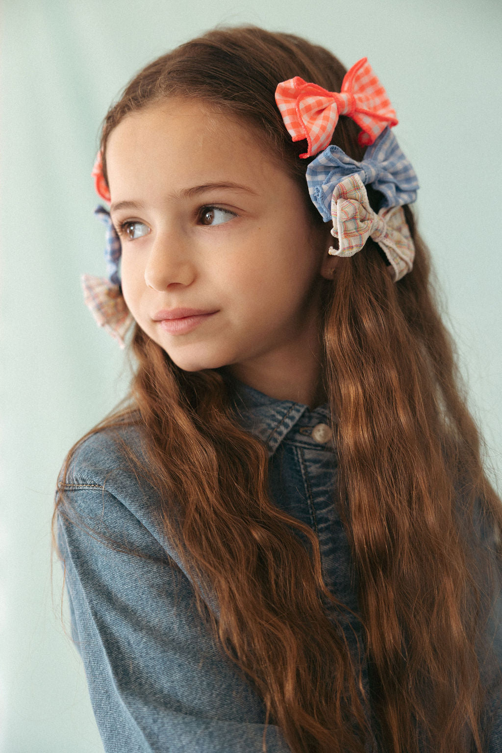 זוג פפיונים משובץ