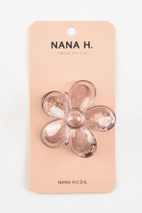 קליפס פרח שקוף