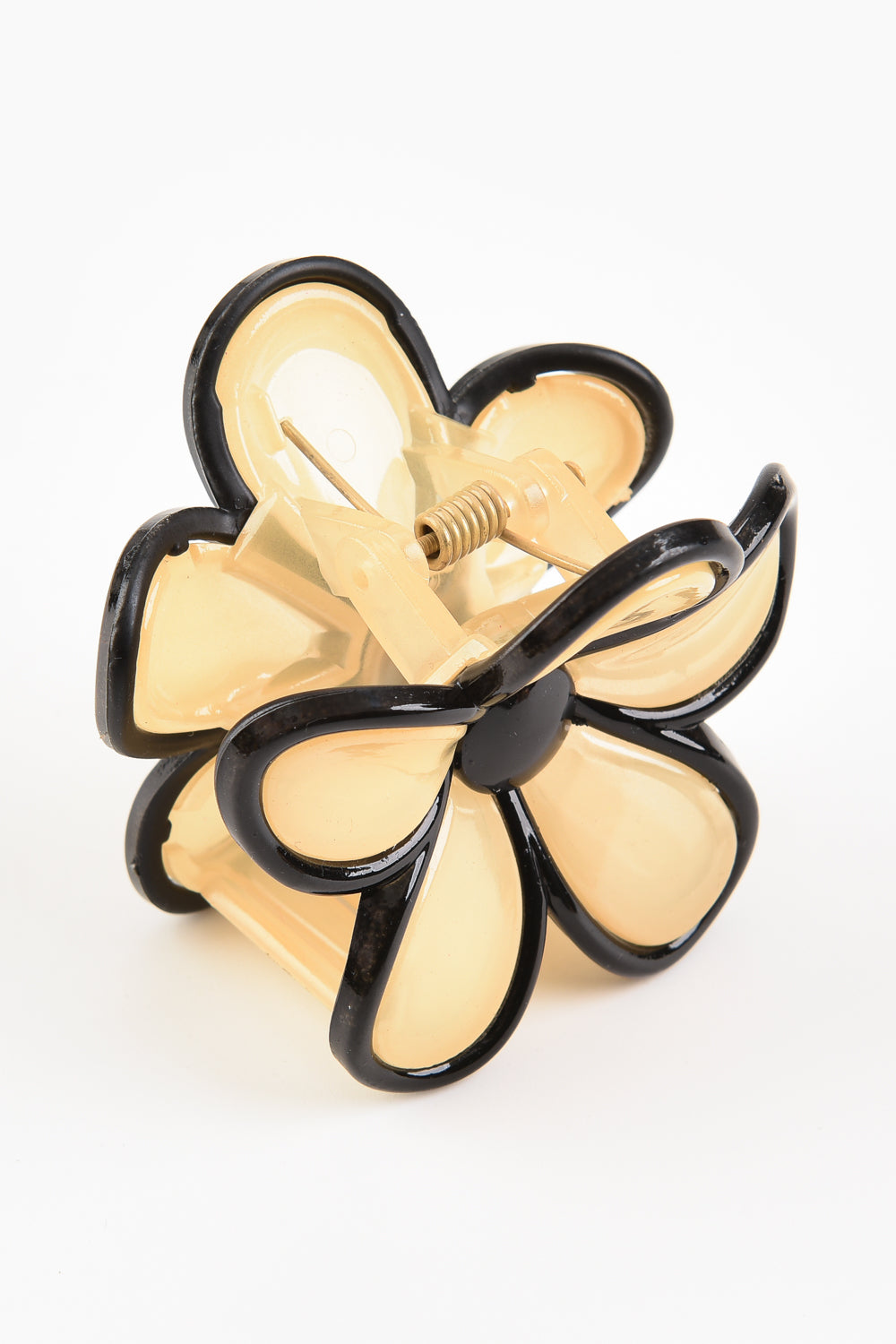 קליפס פרח חום