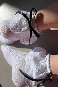 גרביים דנטל פפיון - שחור