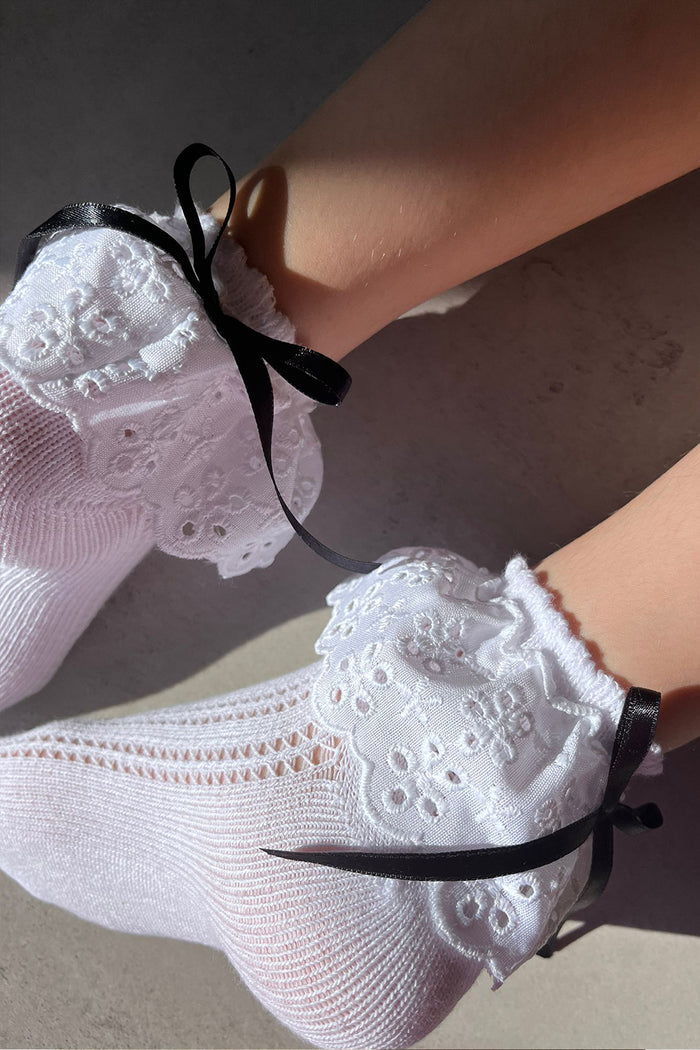 גרביים דנטל פפיון - שחור