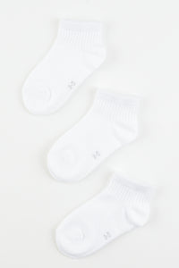 מארז שלישיית גרביים - לבן