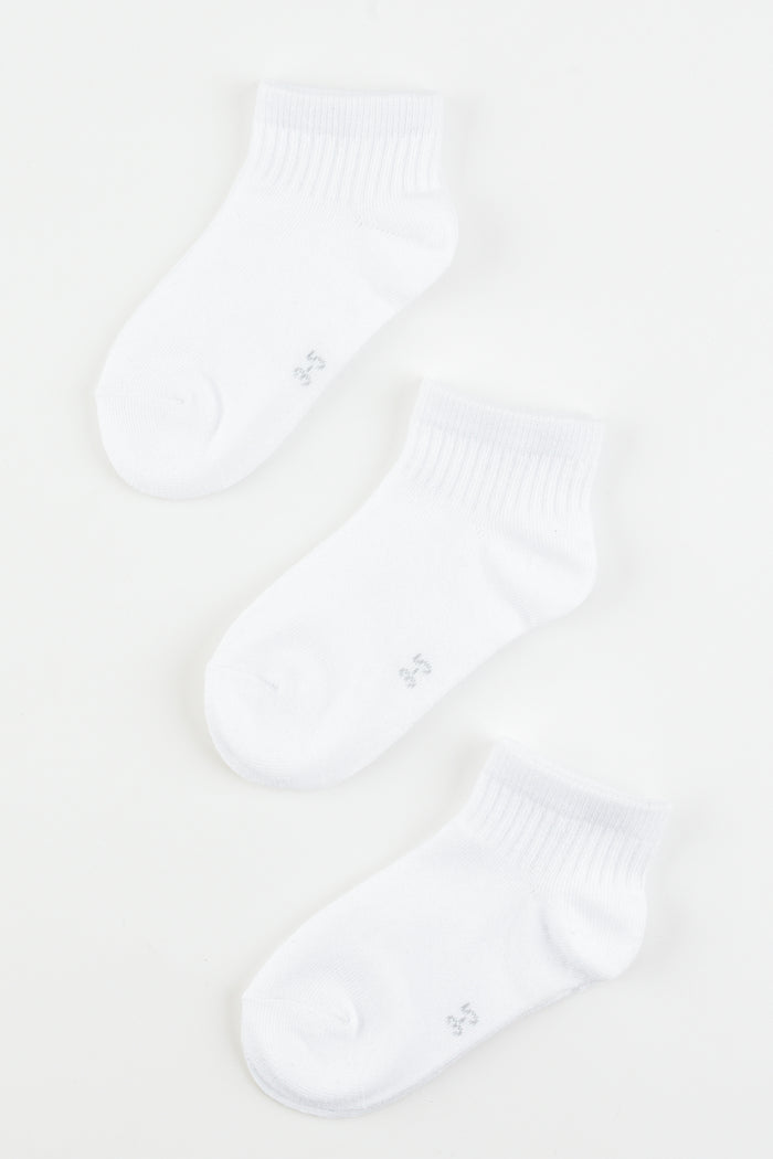 מארז שלישיית גרביים - לבן