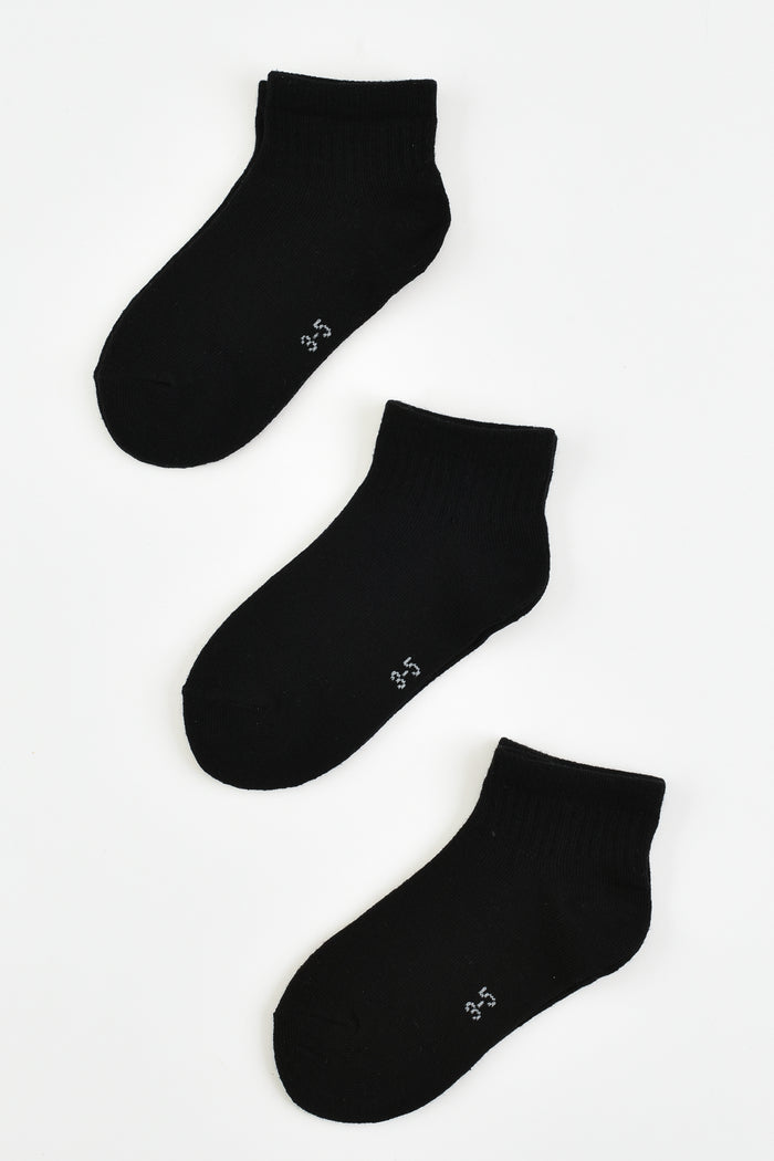 מארז שלישיית גרביים - שחור