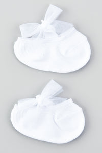 גרביים בלרינה - לבן