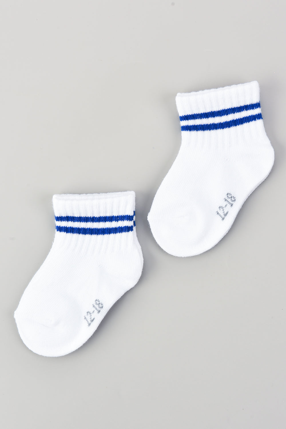 גרביים ריב פסים - כחול