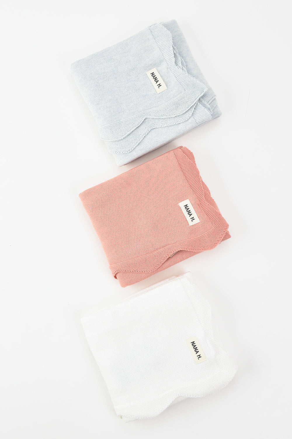 שמיכה סרוגה קיצית - שמנת