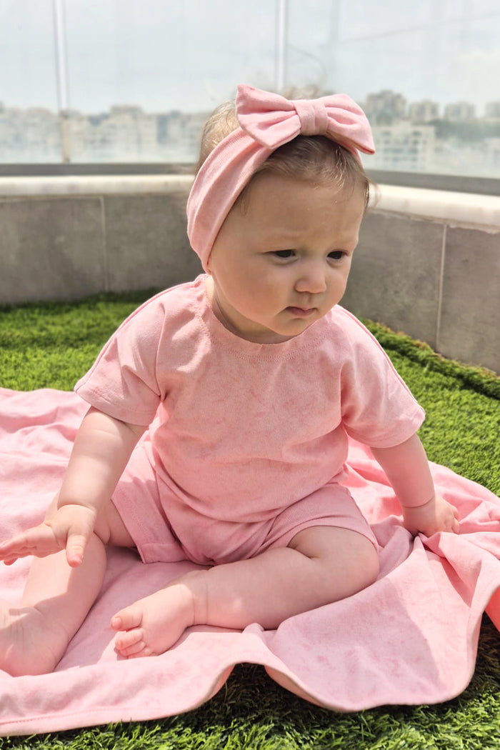 שמיכה וואש - ורוד