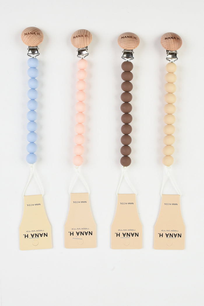 מחזיק מוצץ חרוזים סיליקון