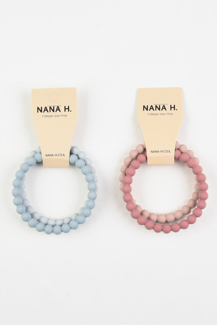 זוג נשכנים סיליקון - תכלת