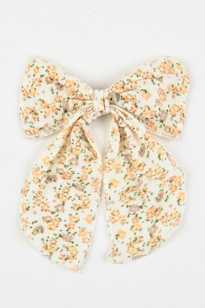 פפיון טטרה פרינט פרחוני צהוב