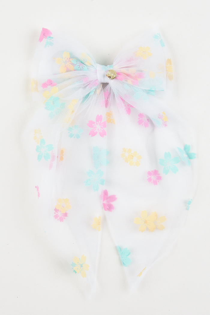 B פפיון טול פרחוני