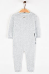 אוברול מעטפת סרוג - תכלת