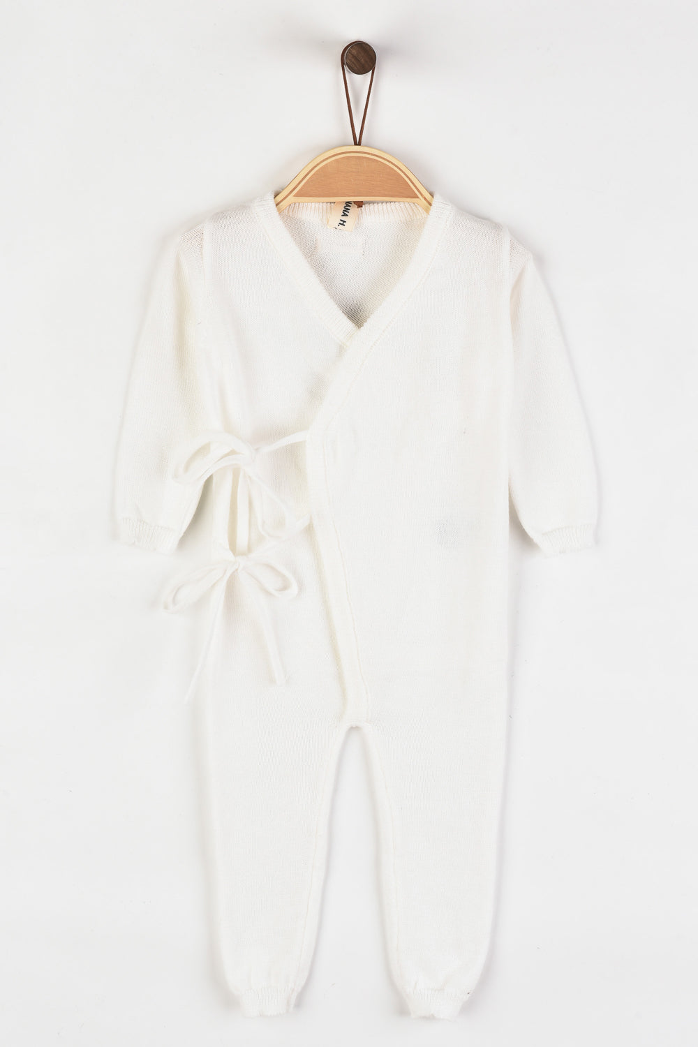 אוברול מעטפת סרוג - שמנת