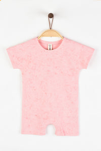 אוברול וואש קצר - ורוד