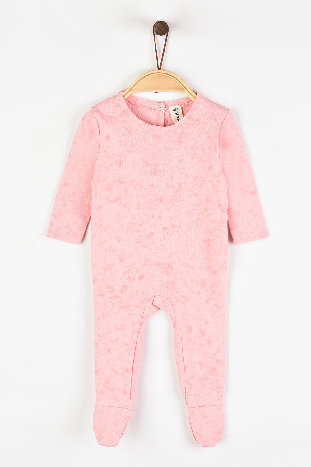 אוברול וואש ארוך - ורוד