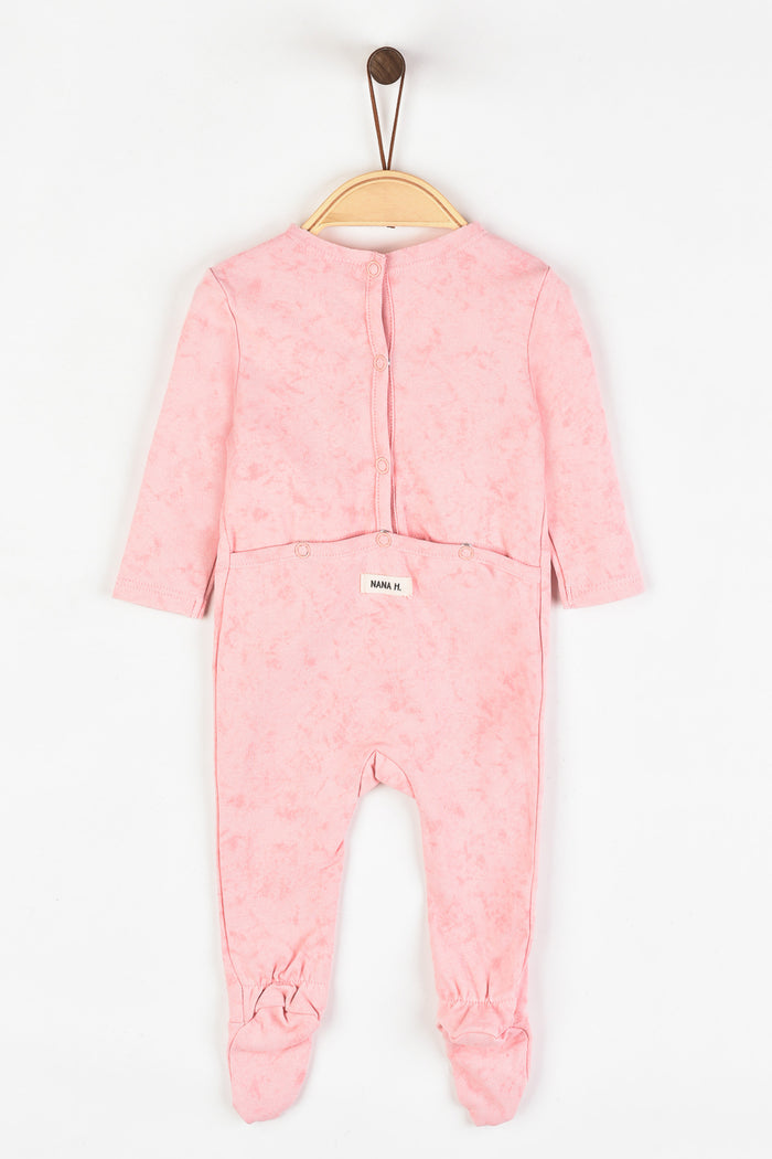 אוברול וואש ארוך - ורוד