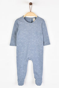 אוברול וואש ארוך - כחול