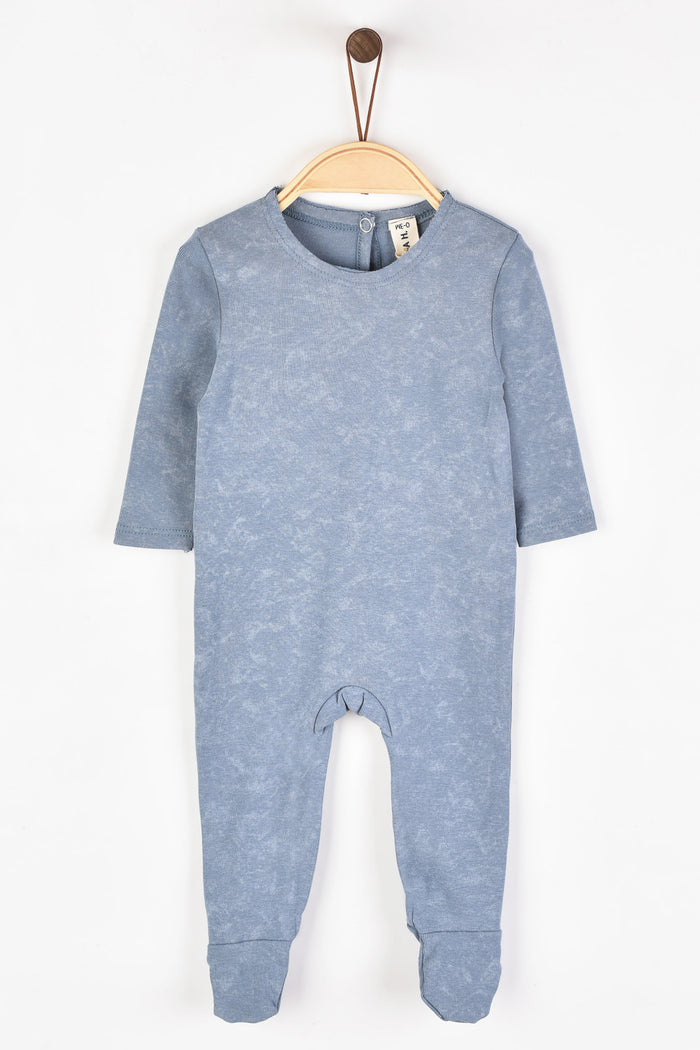 אוברול וואש ארוך - כחול