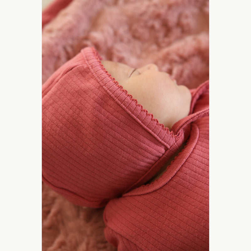 כובע ריב קשירה - ורוד