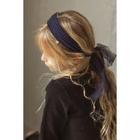 קשת רצועות טול - כחול