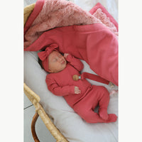 אוברול ריב - ורוד