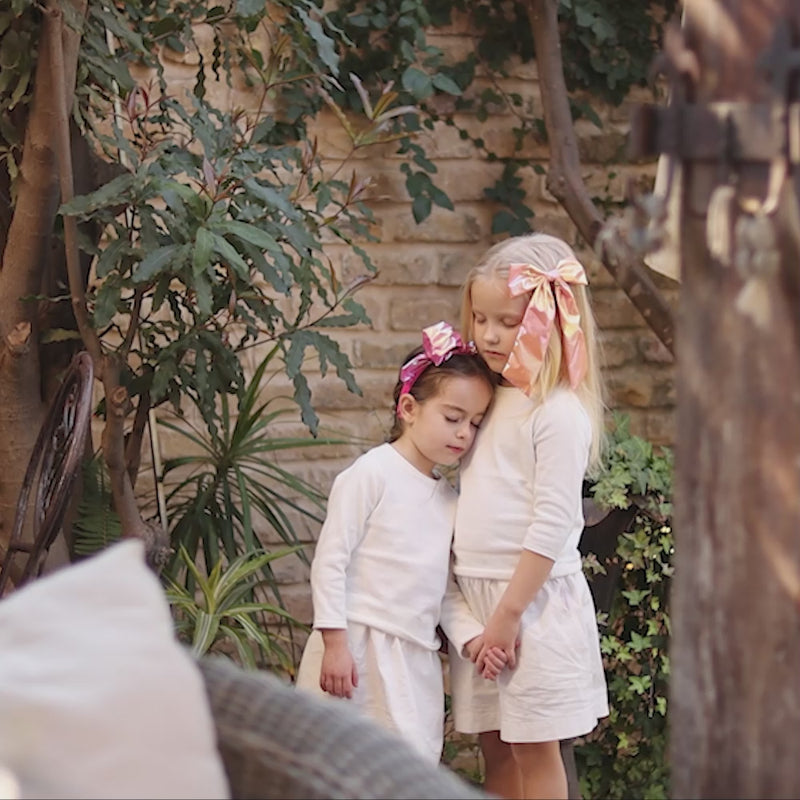 קשת פפיון מטאלי - פוקסיה